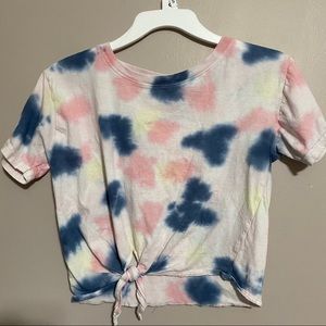 Tye dye crop tshirt